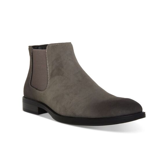 MADDEN Other - MADDEN Mens Gray Cushioned Goring Maxxin Round Toe Block Heel Chelsea 13 M